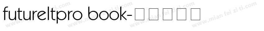 futureltpro book字体转换